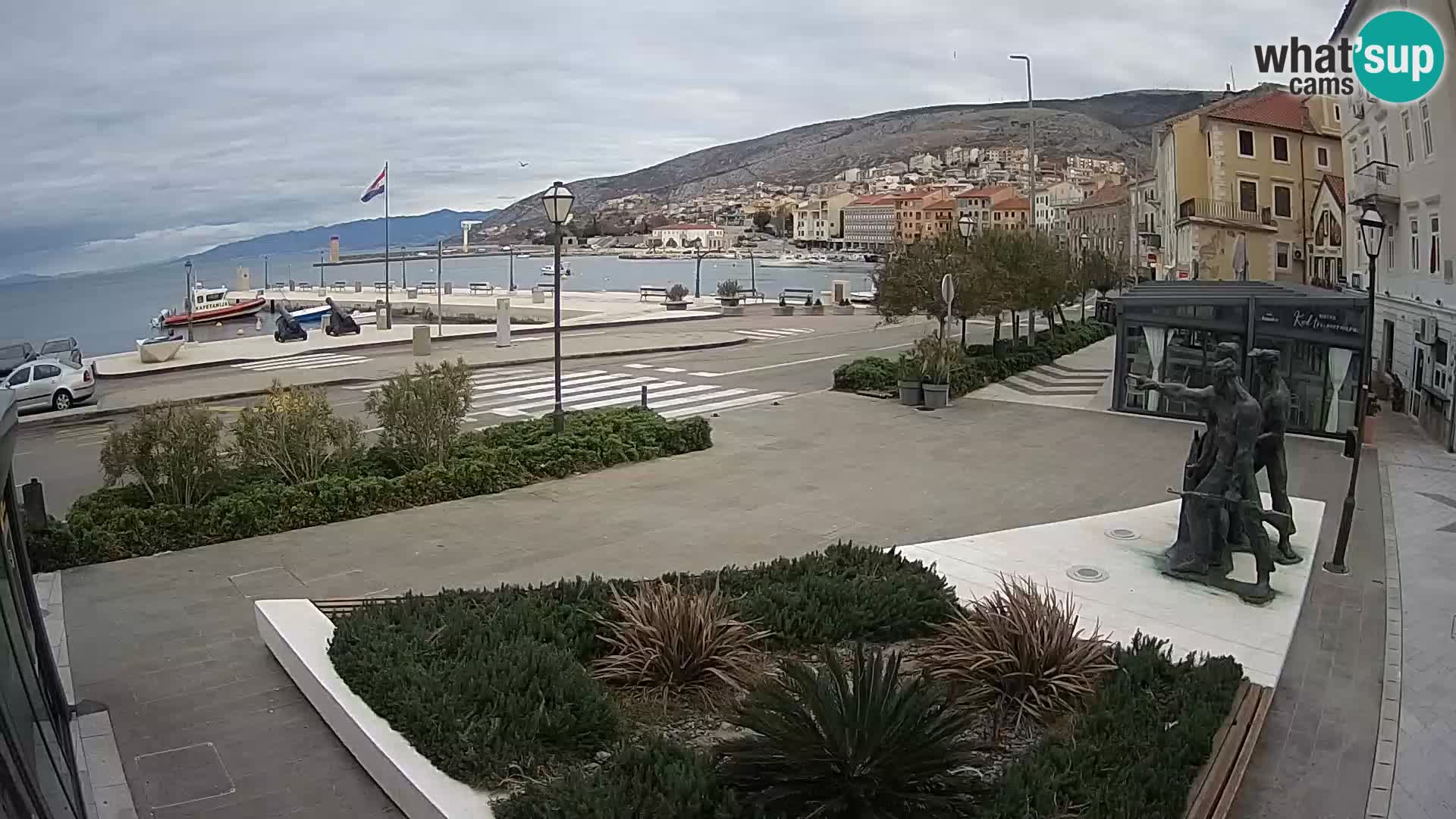 Live webcam Senj riva – fronte mare