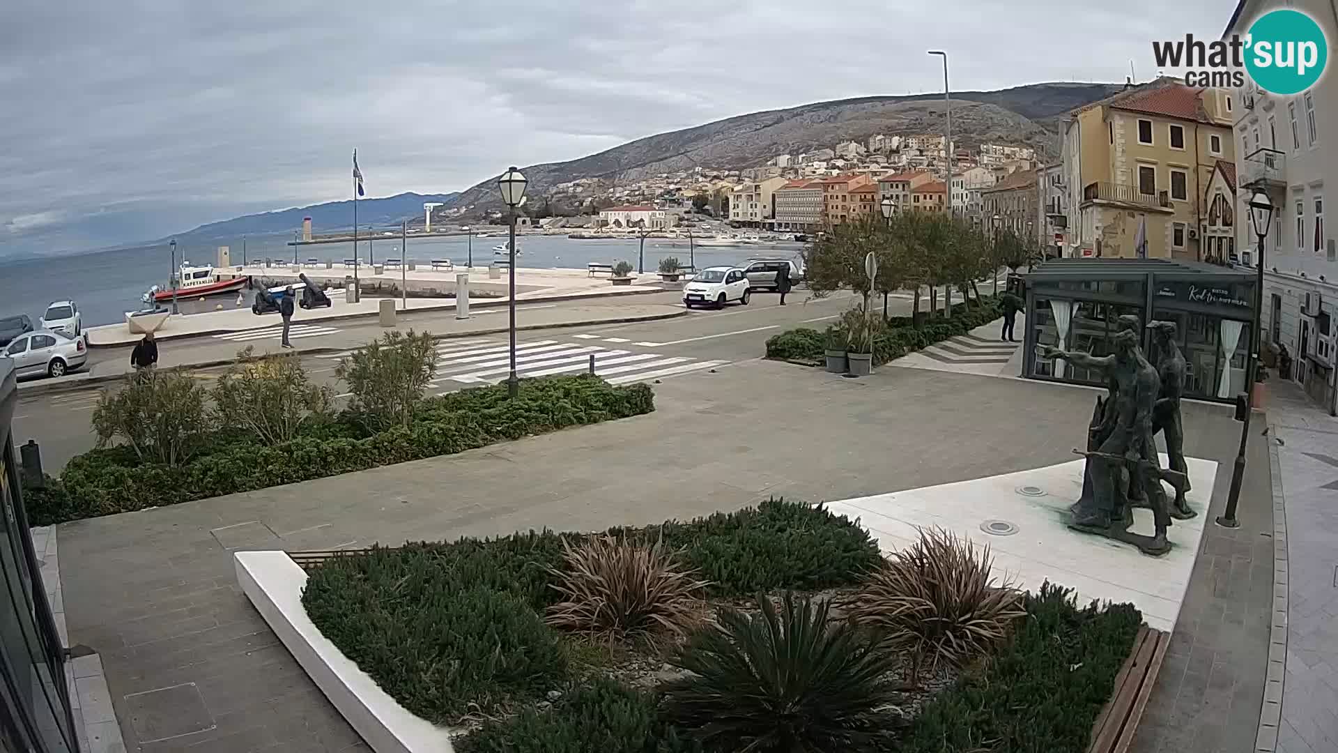 Live webcam Senj riva – fronte mare