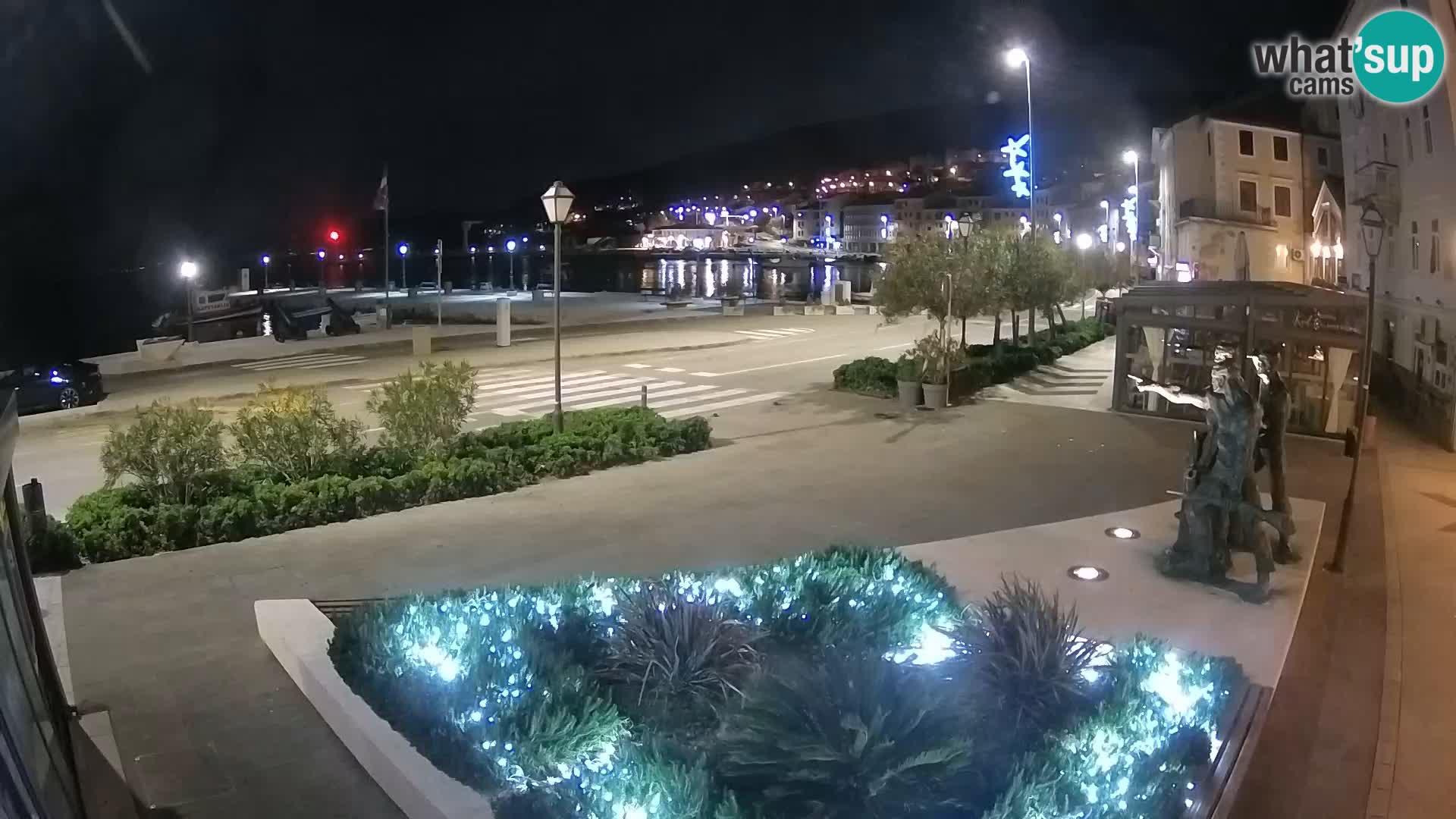 Live-Webcam Senj Riva – direkt am Meer – Kroatien