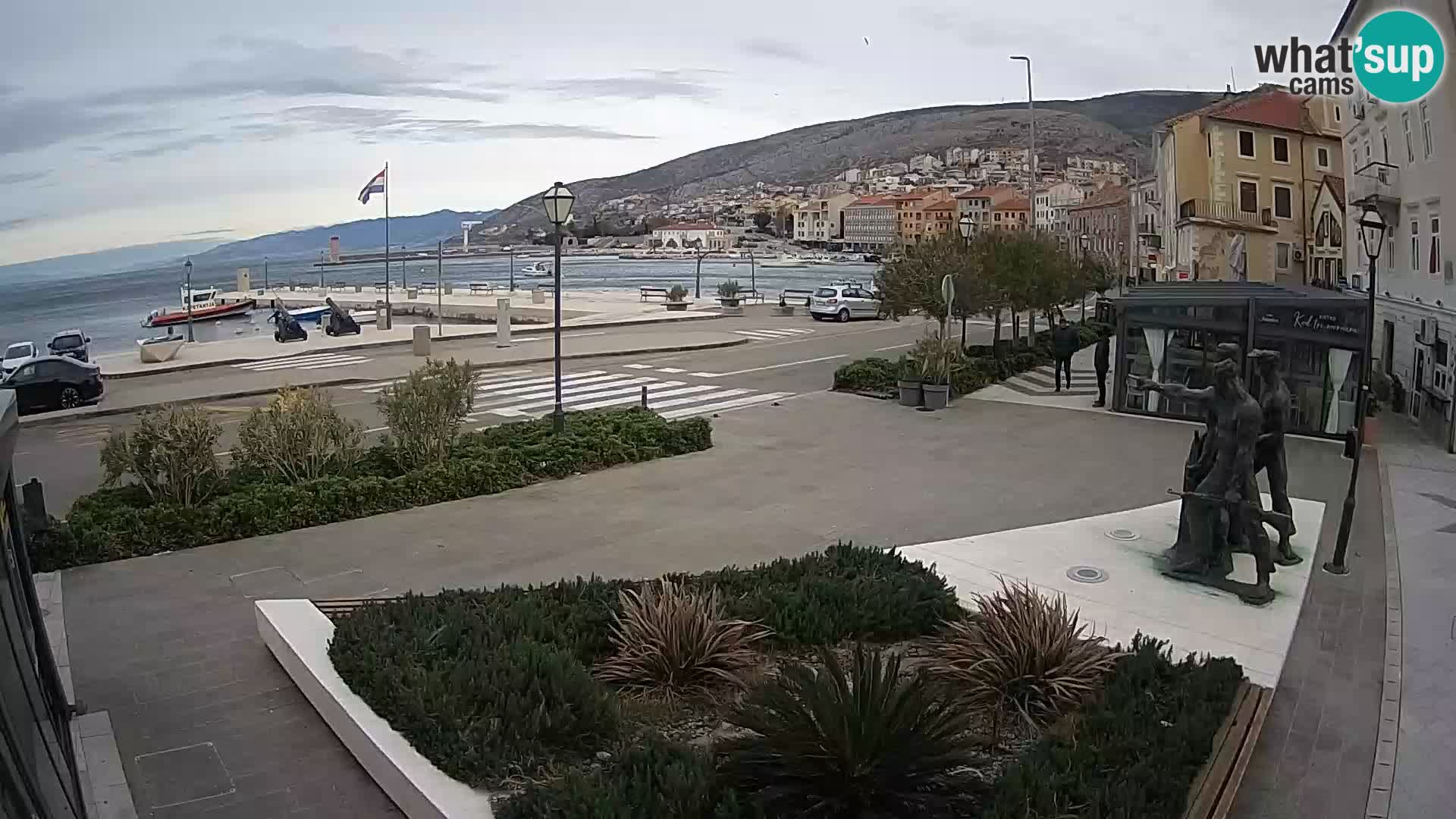Live-Webcam Senj Riva – direkt am Meer – Kroatien