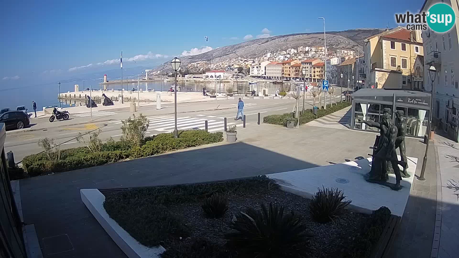 Spletna kamera v živo Senj riva – Hrvaška