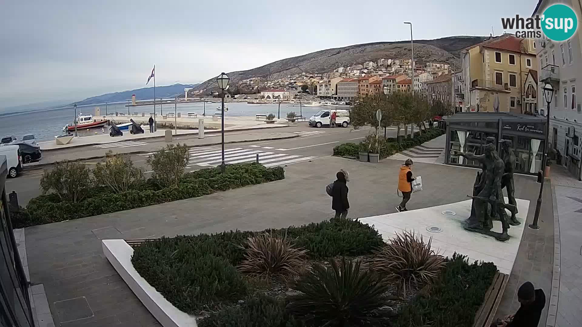 Live-Webcam Senj Riva – direkt am Meer – Kroatien