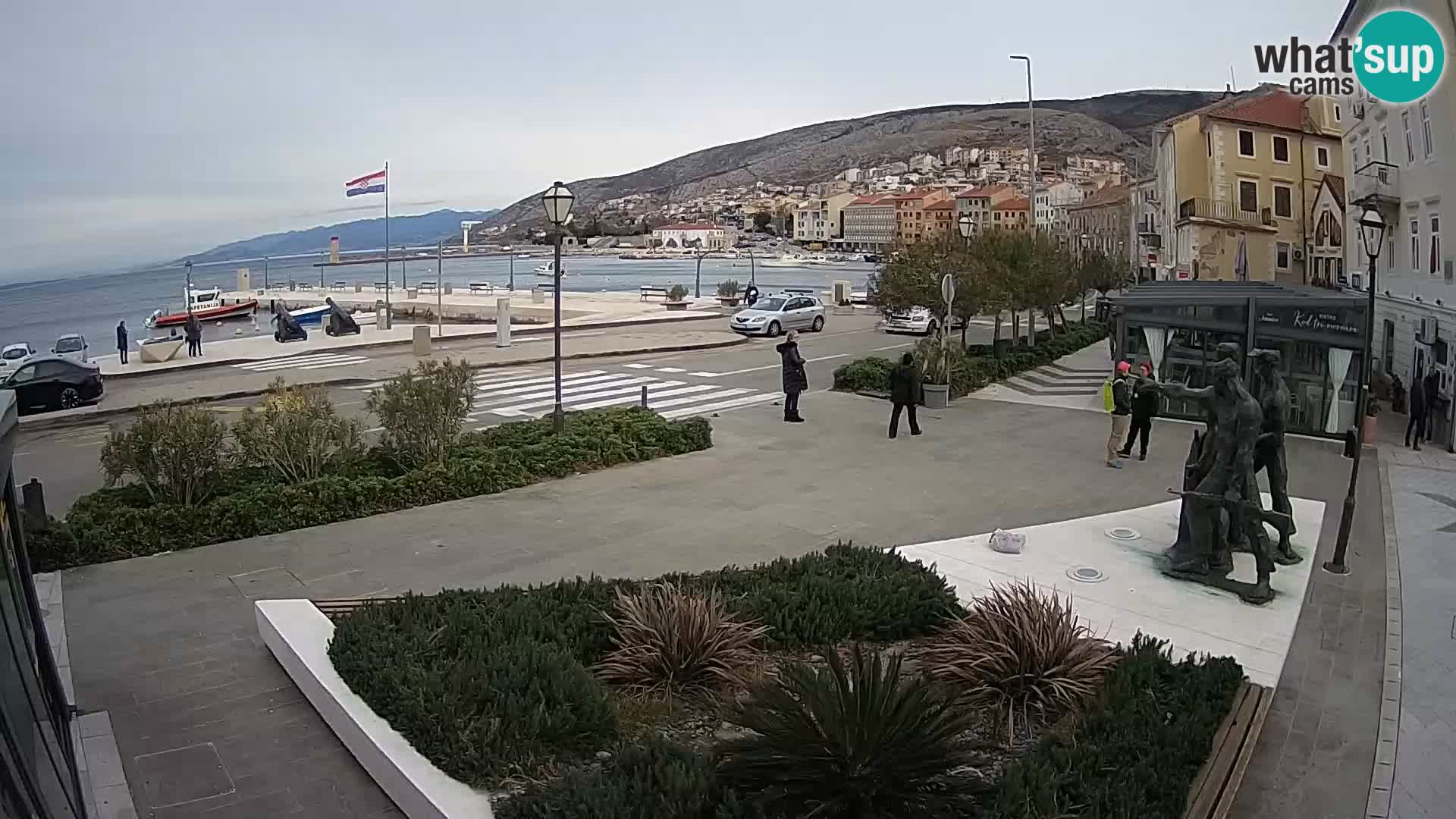 Live-Webcam Senj Riva – direkt am Meer – Kroatien