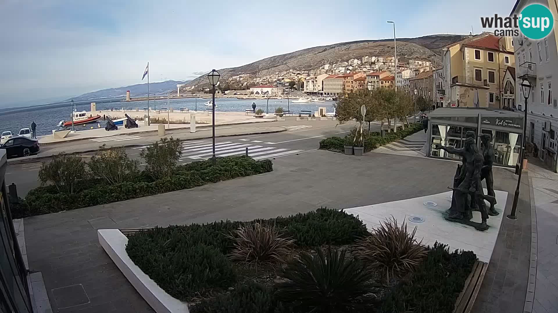 Live webcam Senj riva – fronte mare