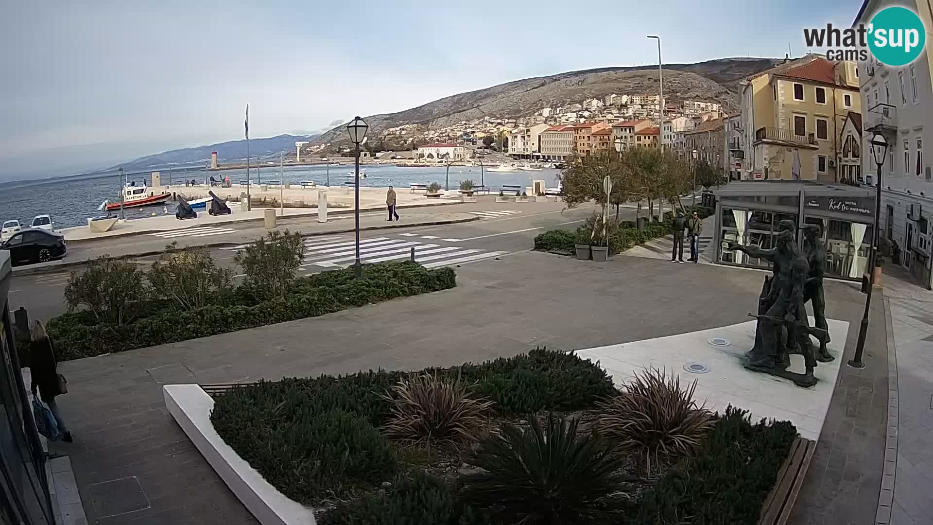 Live webcam Senj riva – fronte mare