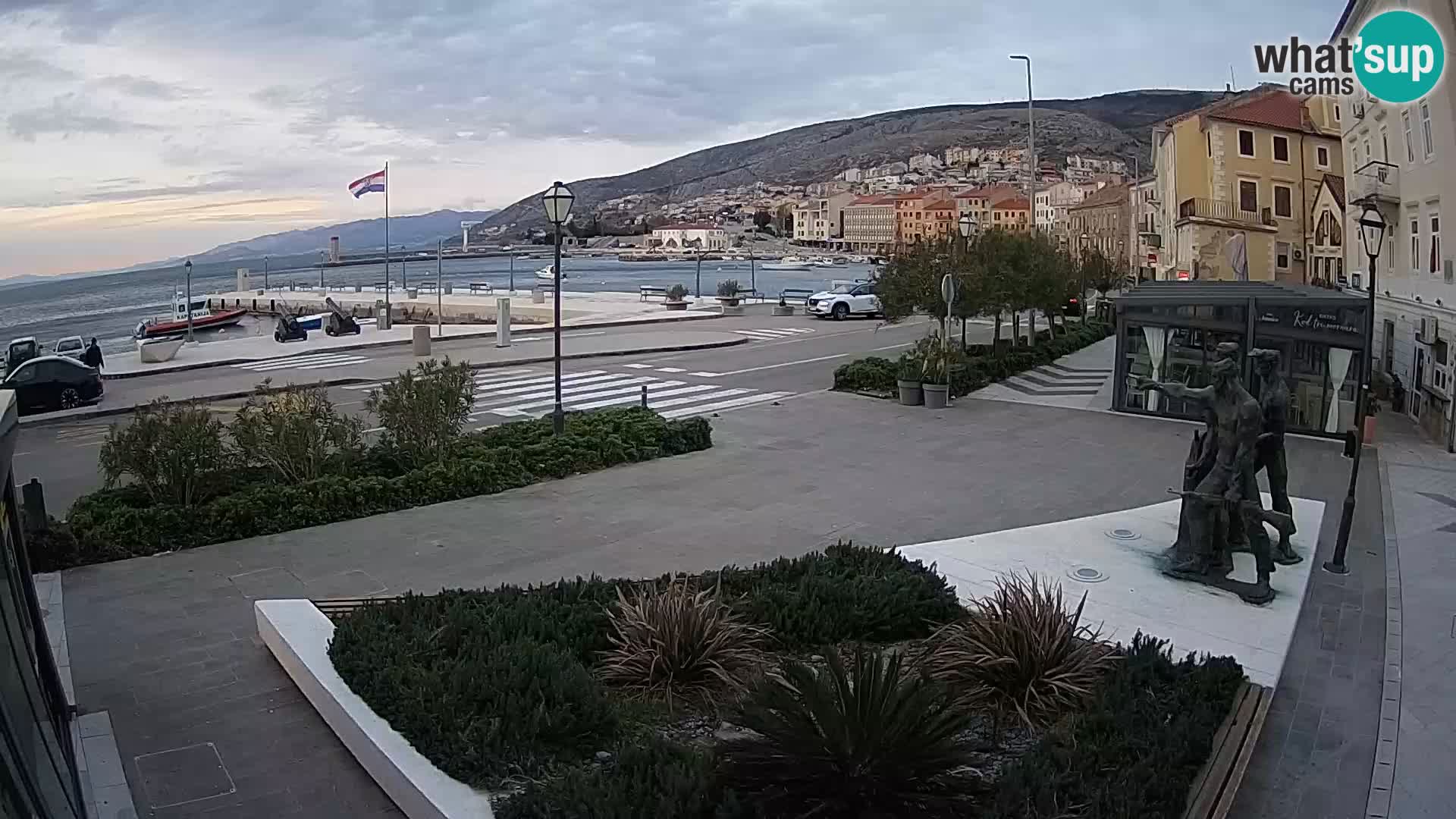 Live webcam Senj riva – seafront – Croatia