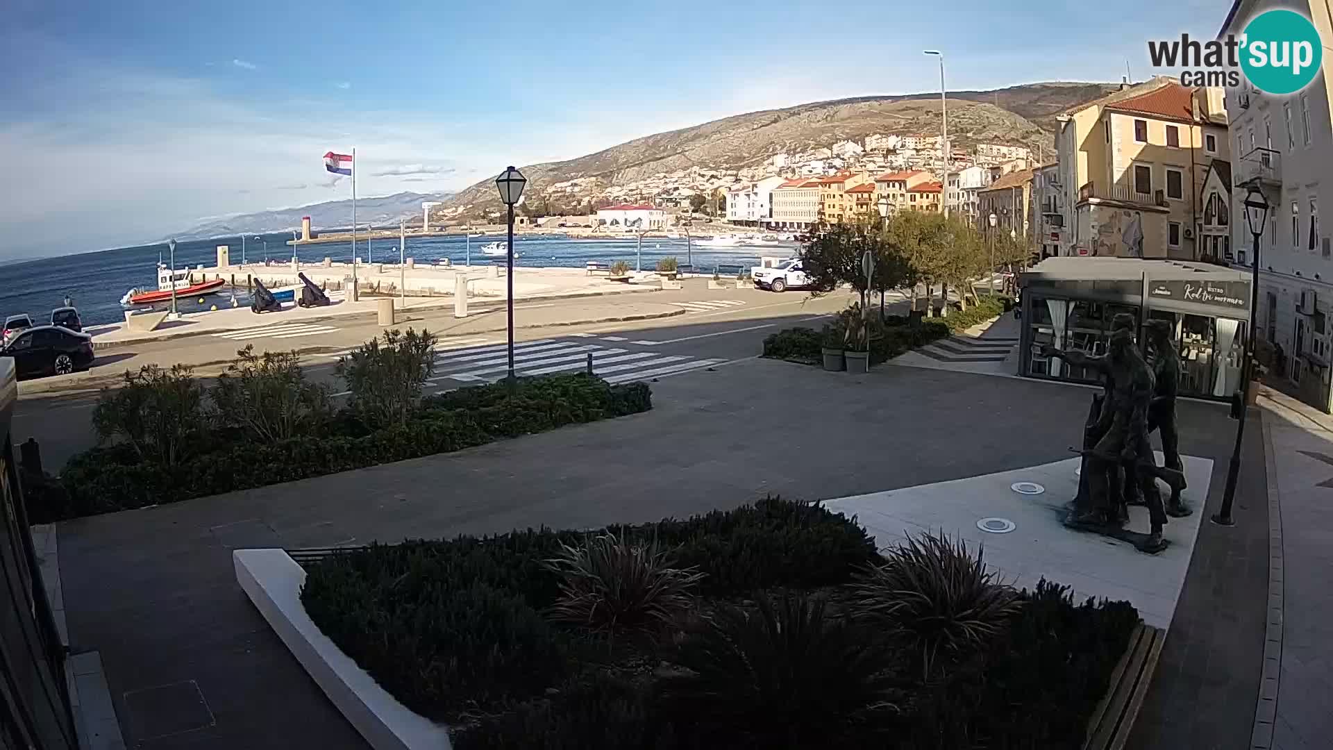 Live webcam Senj riva – seafront – Croatia