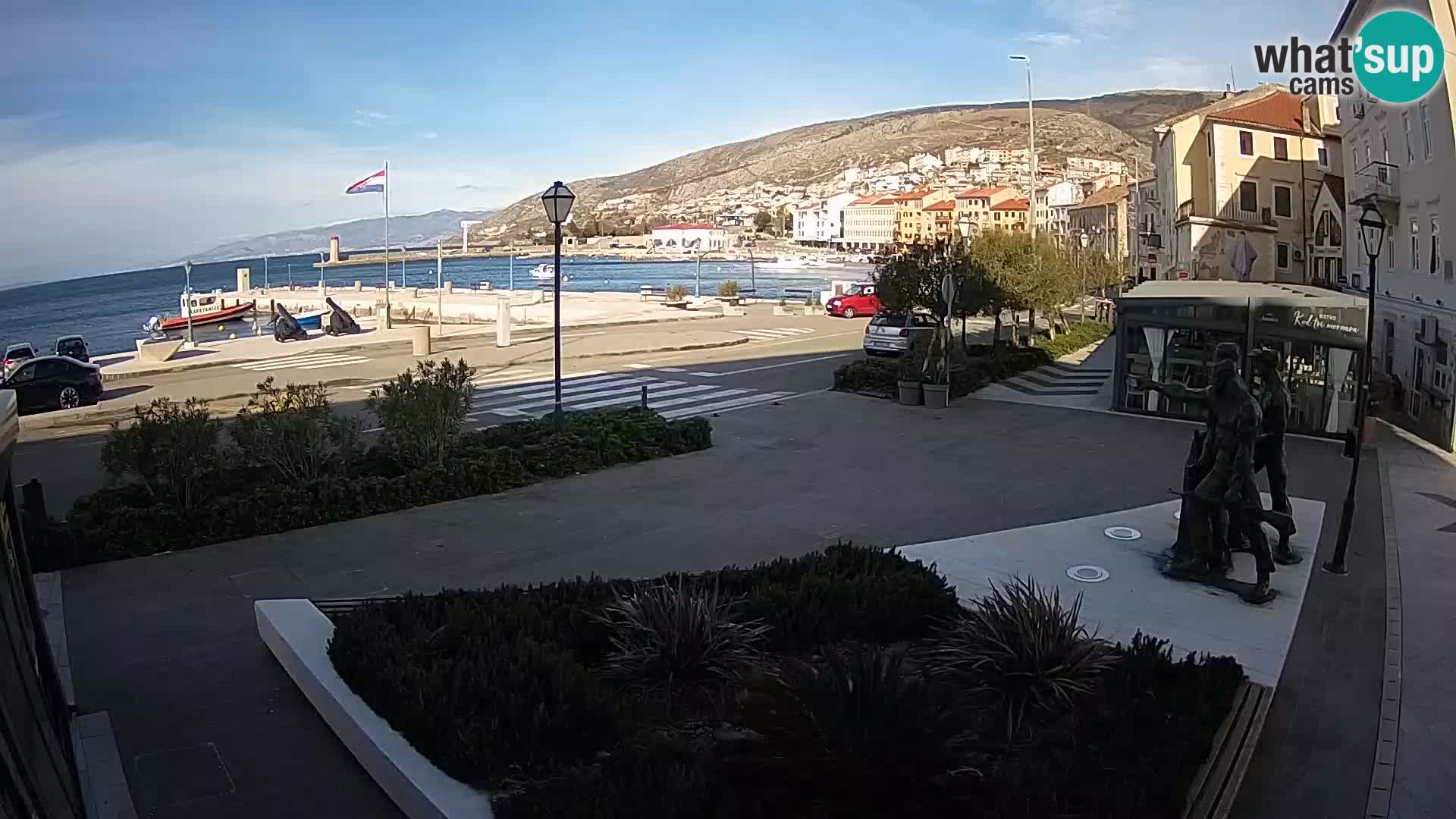 Live-Webcam Senj Riva – direkt am Meer – Kroatien