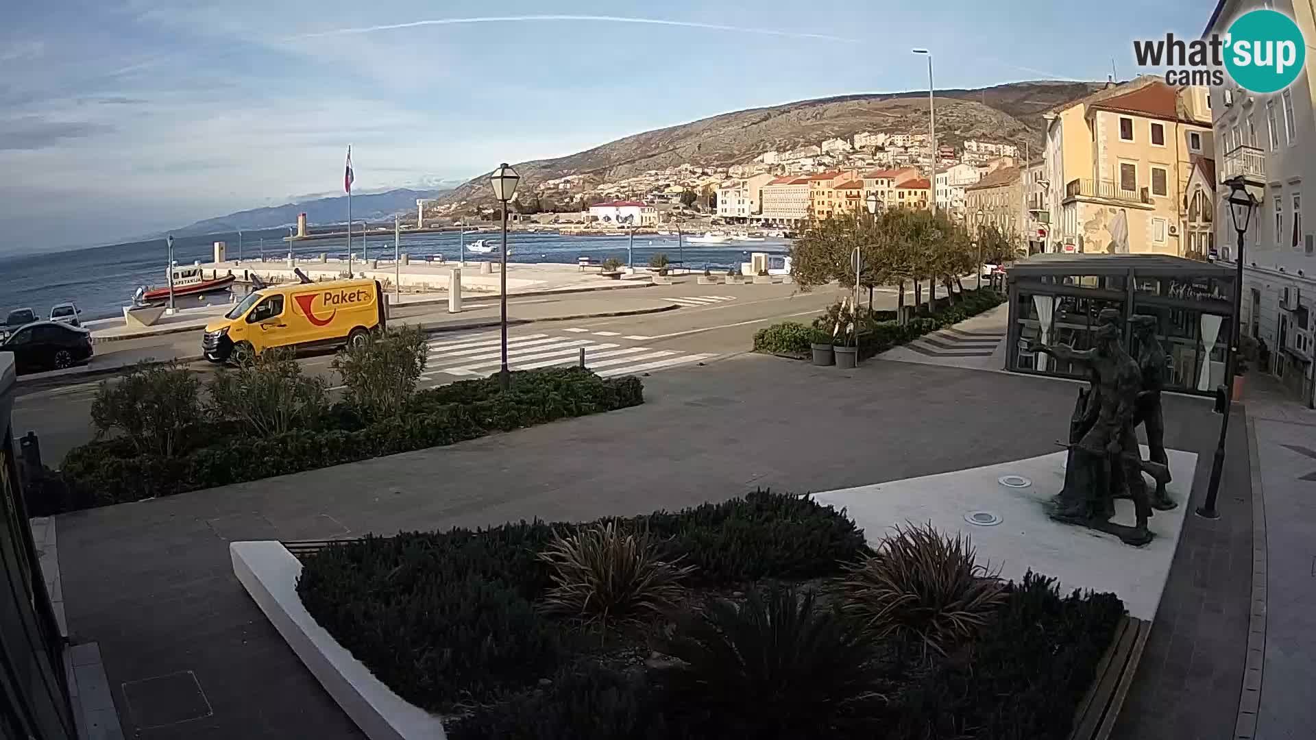 Live webcam Senj riva – seafront – Croatia