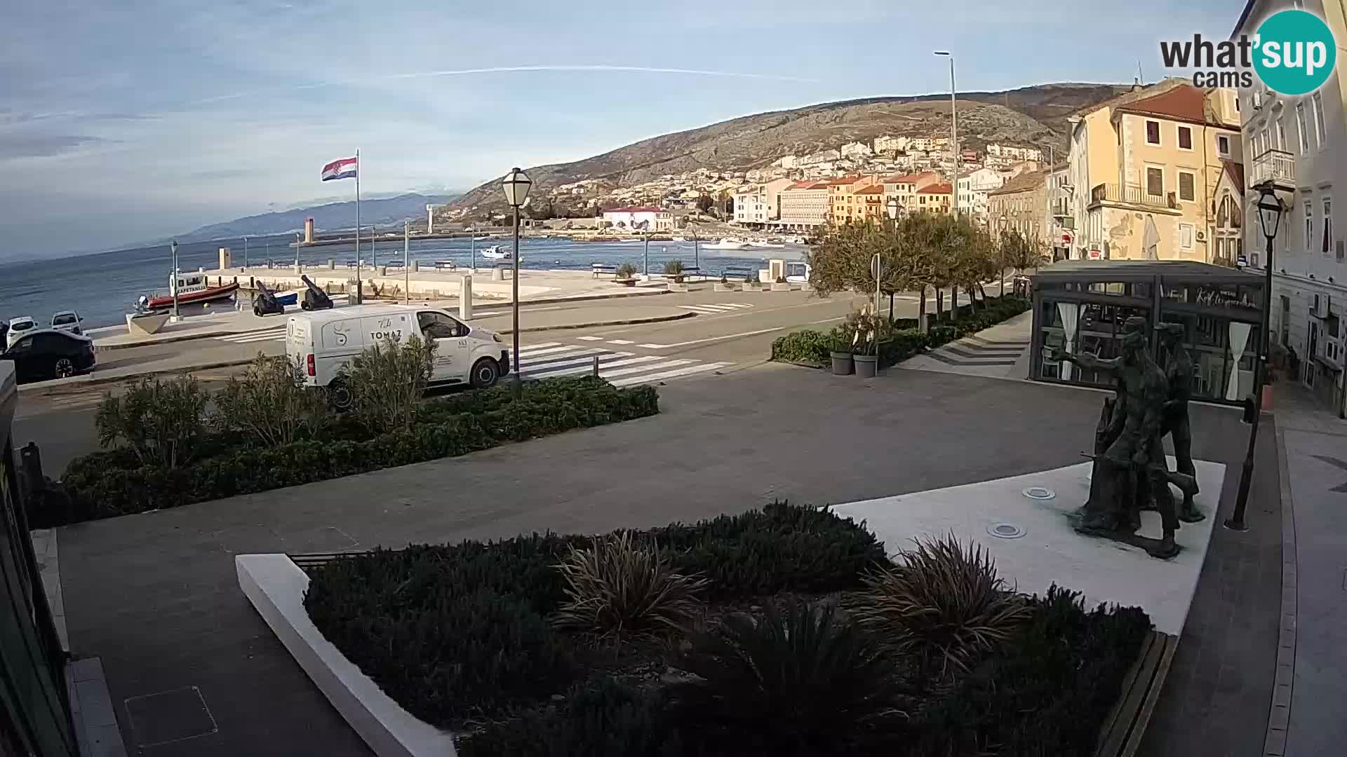 Spletna kamera v živo Senj riva – Hrvaška