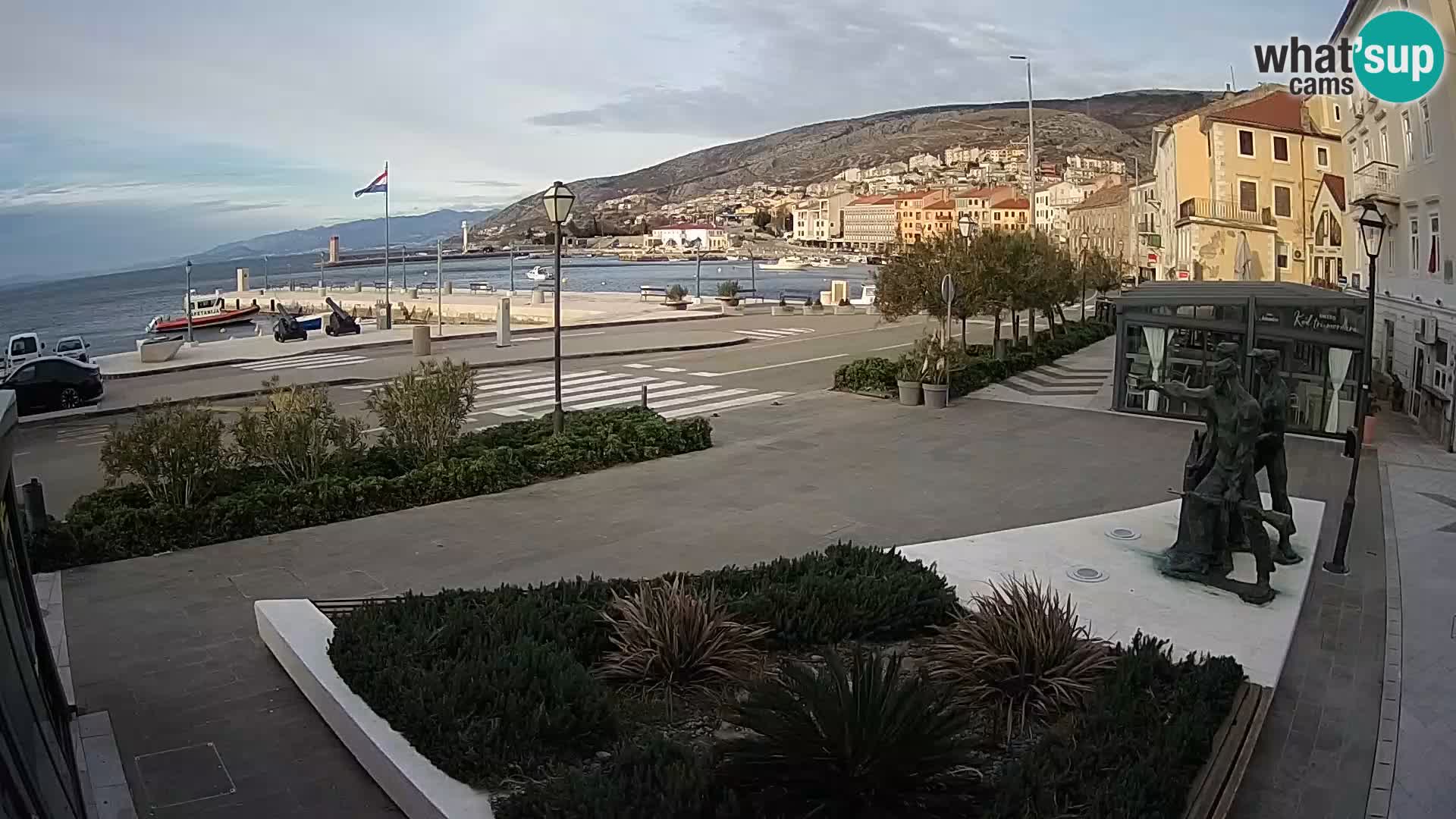 Spletna kamera v živo Senj riva – Hrvaška