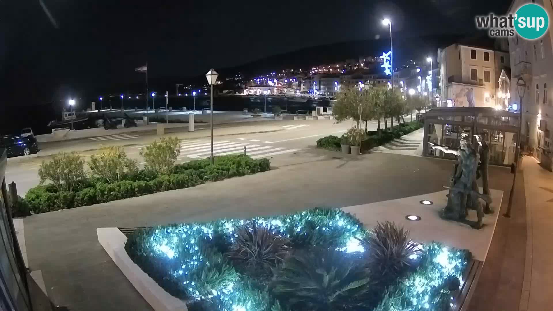 Live webcam Senj riva – fronte mare