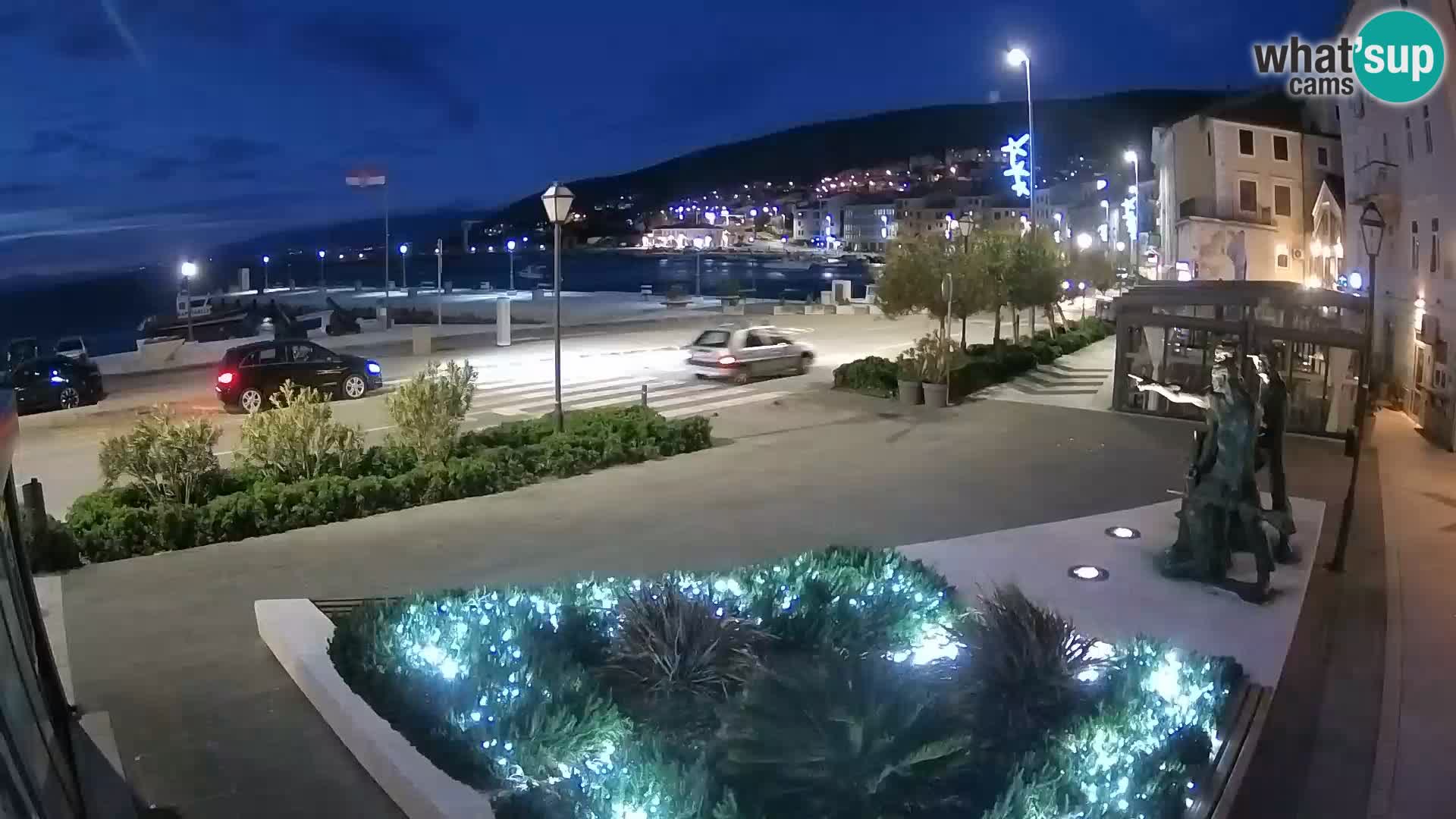 Live webcam Senj riva – fronte mare