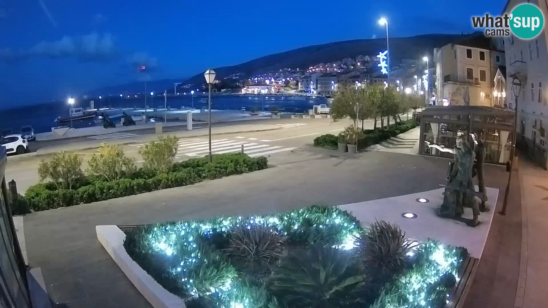 Live webcam Senj riva – fronte mare