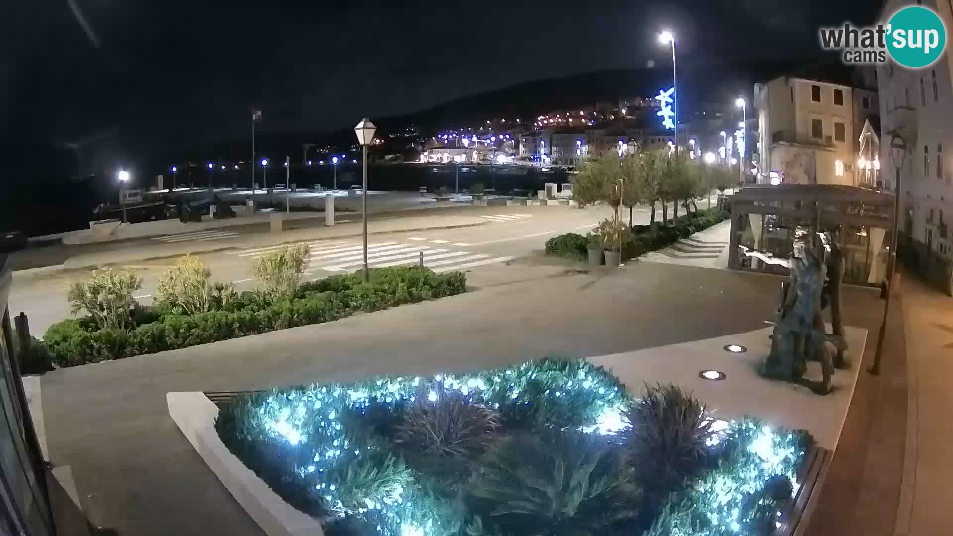 Live webcam Senj riva – fronte mare