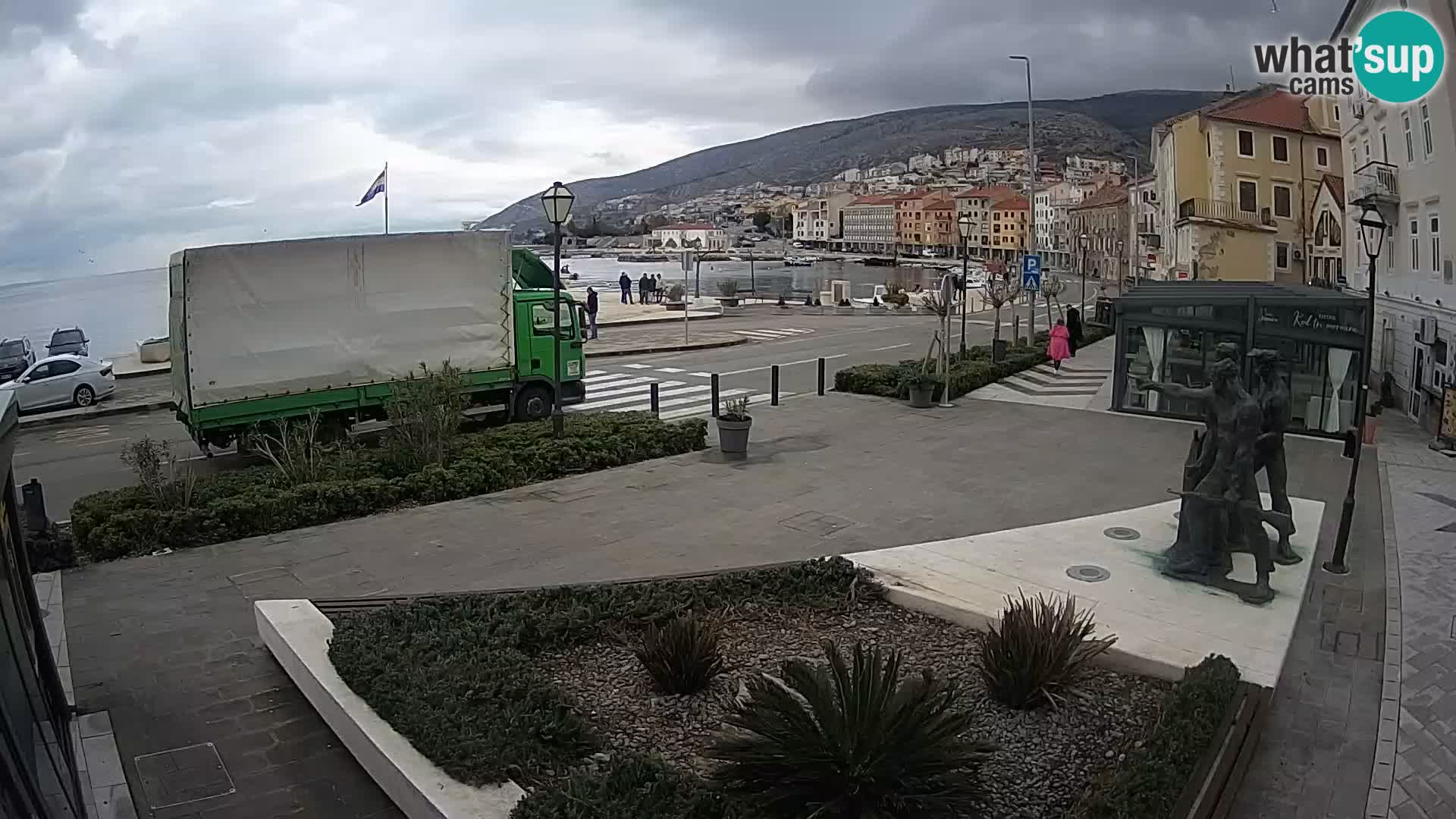 Live webcam Senj riva – seafront – Croatia