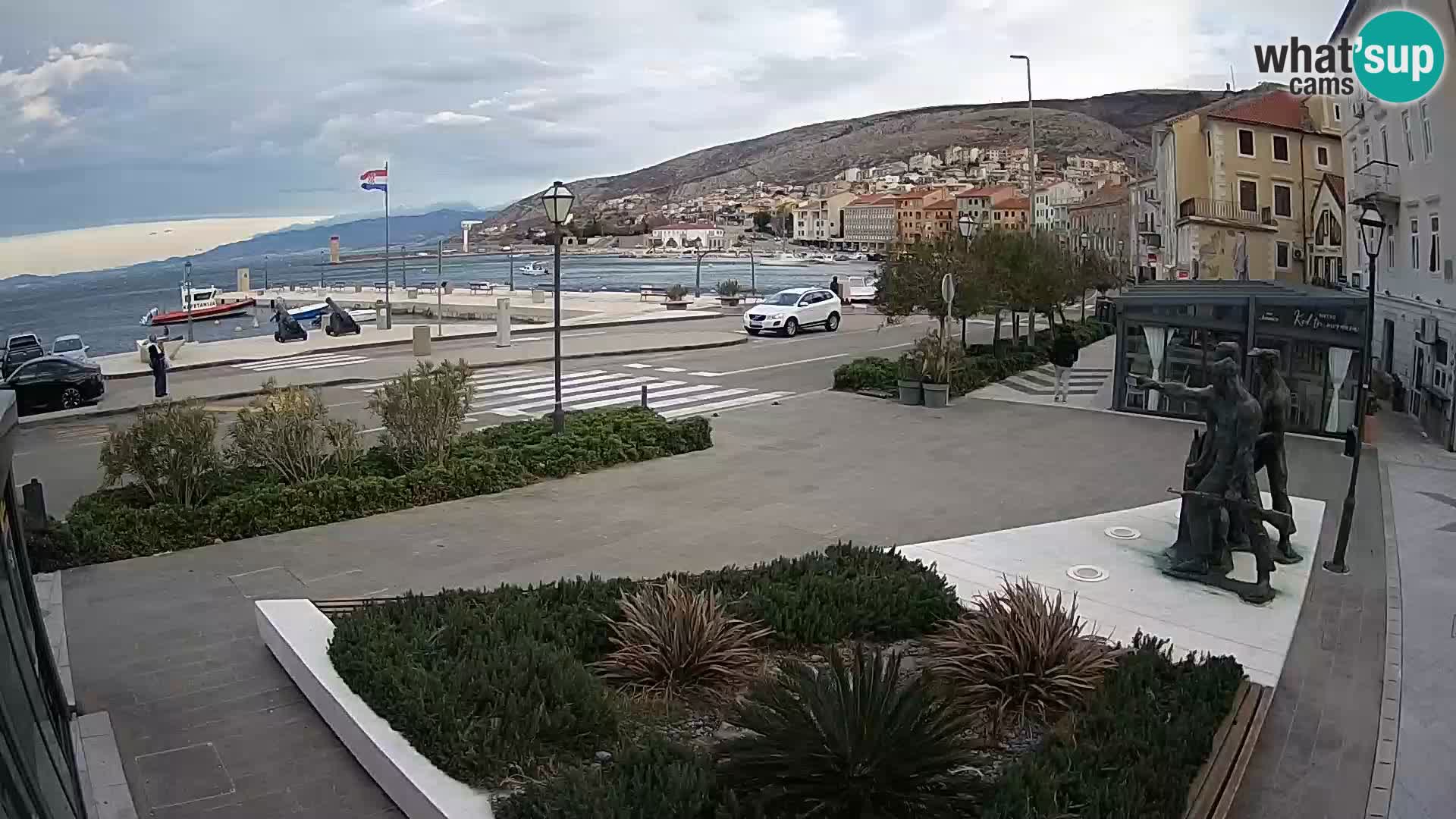 Live webcam Senj riva – seafront – Croatia