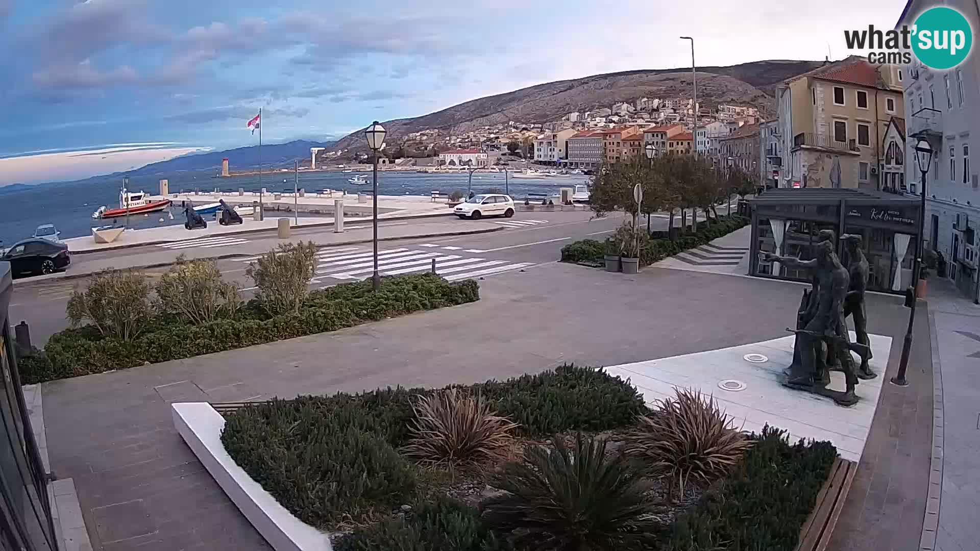 Spletna kamera v živo Senj riva – Hrvaška