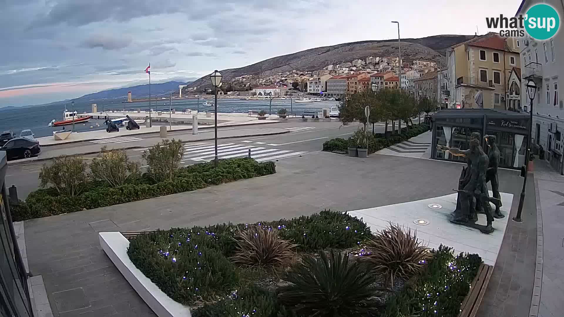 Webcam en vivo Senj riva – paseo marítimo