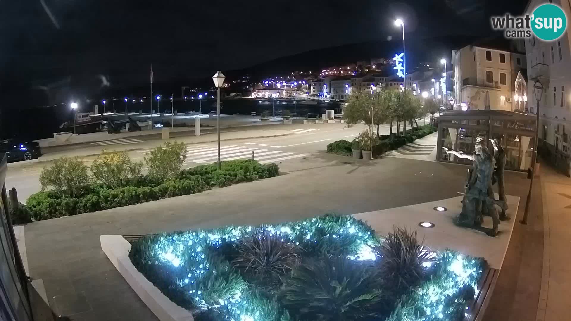 Live-Webcam Senj Riva – direkt am Meer – Kroatien