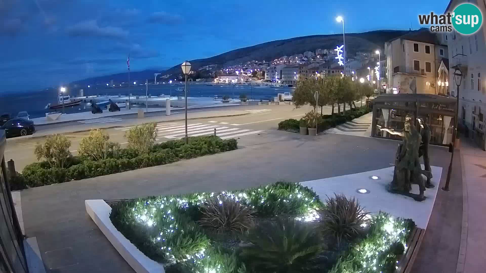 Webcam en vivo Senj riva – paseo marítimo