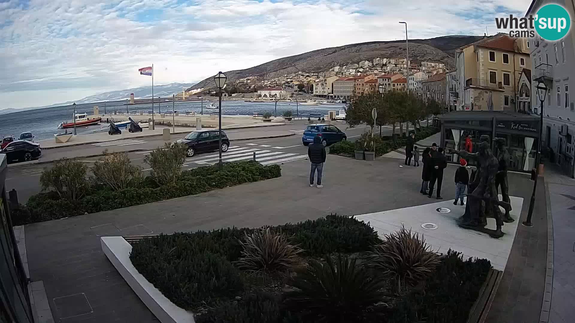 Live webcam Senj riva – fronte mare