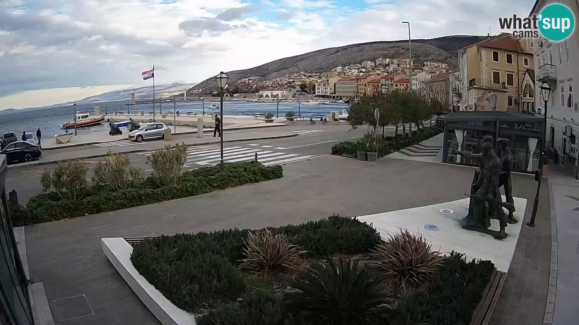 Live webcam Senj riva – fronte mare