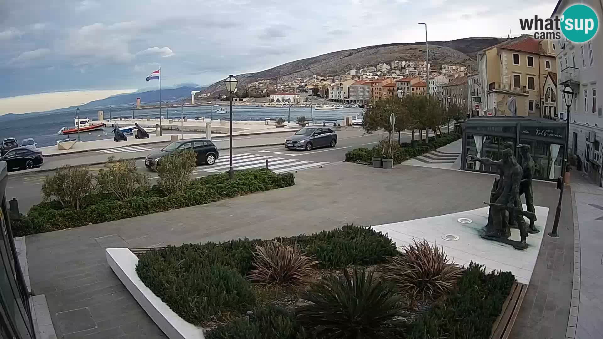 Live webcam Senj riva – seafront – Croatia