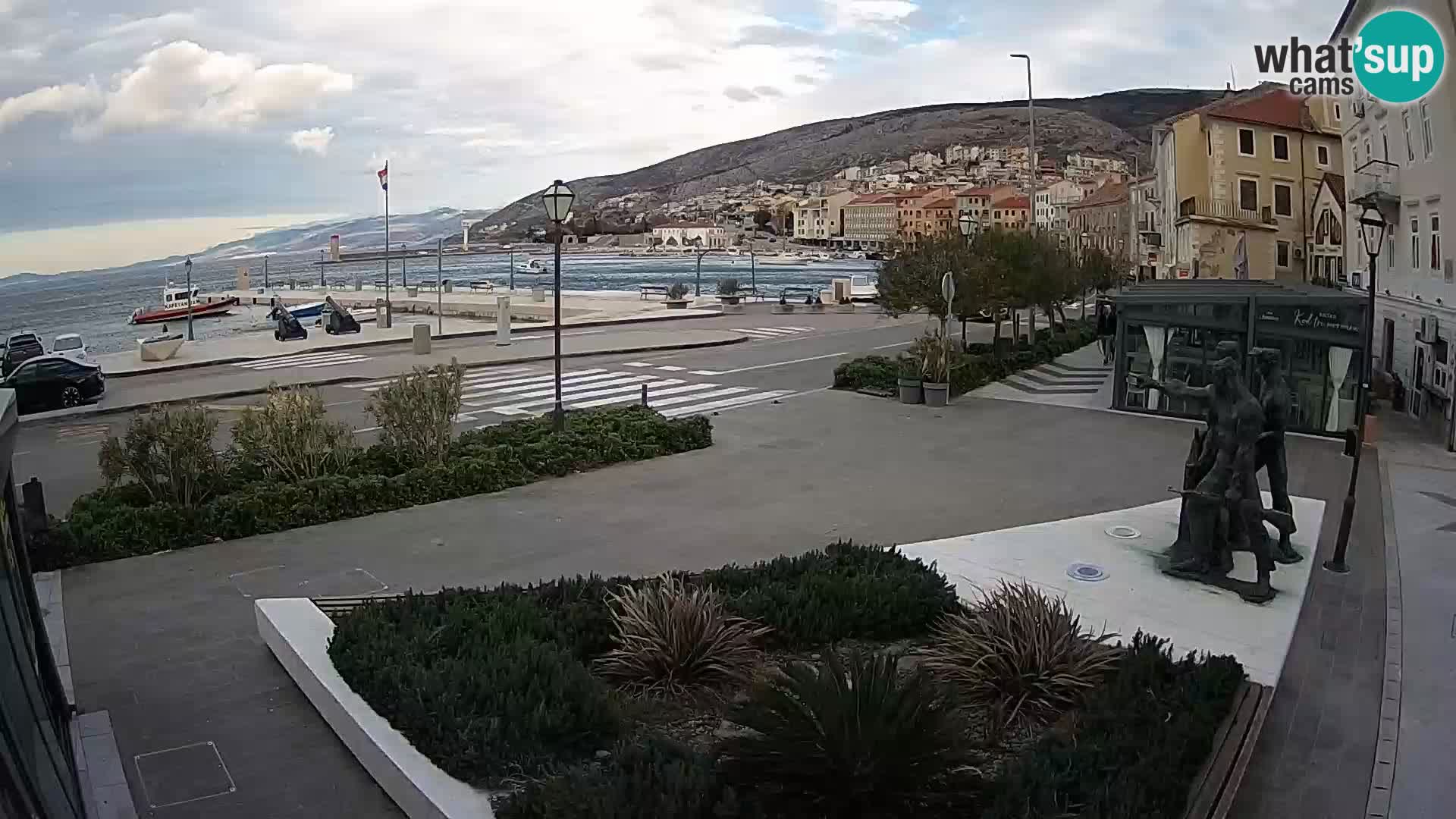 Live webcam Senj riva – seafront – Croatia