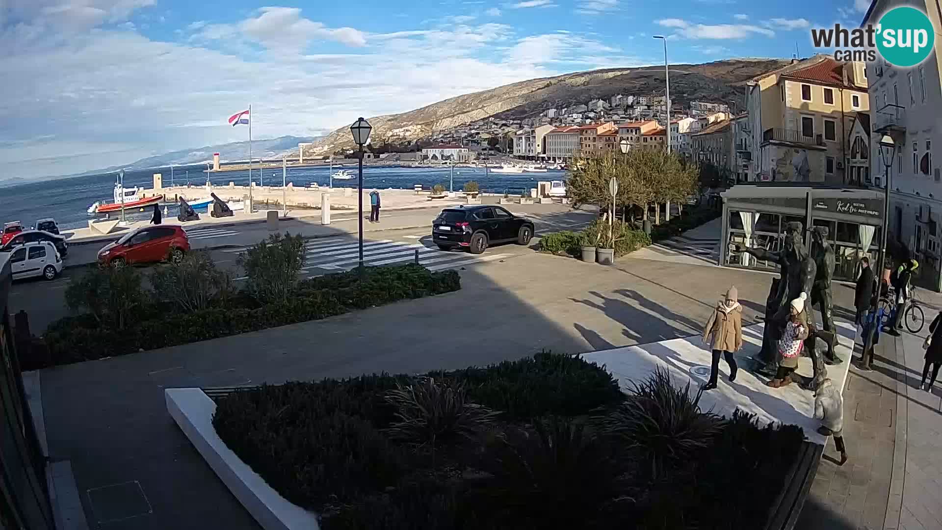 Live-Webcam Senj Riva – direkt am Meer – Kroatien