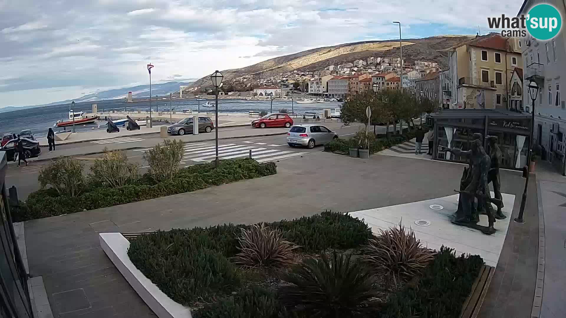 Live-Webcam Senj Riva – direkt am Meer – Kroatien