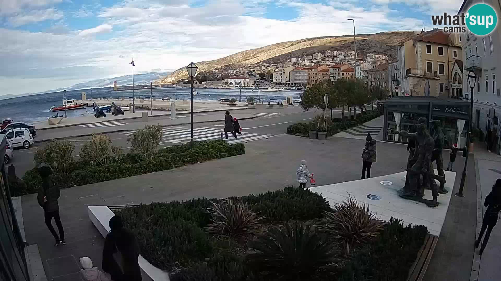 Live webcam Senj riva – fronte mare