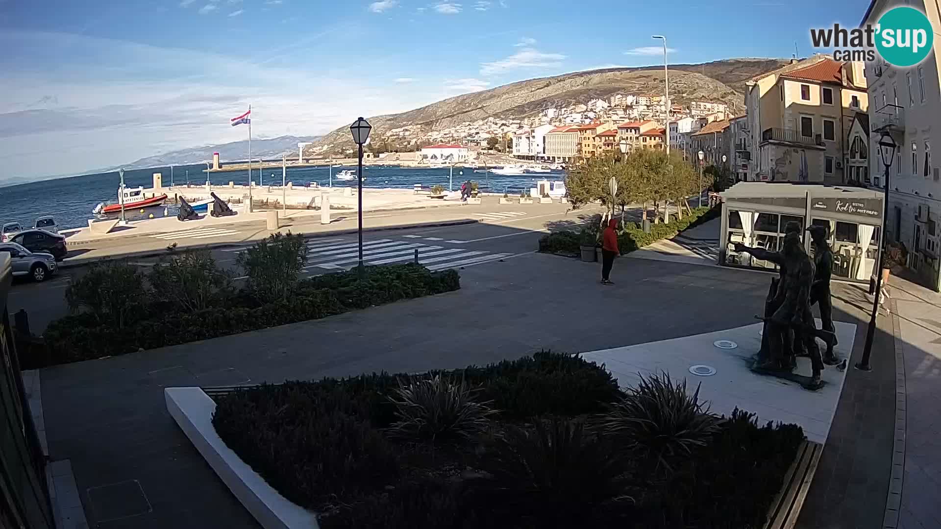 Webcam en vivo Senj riva – paseo marítimo