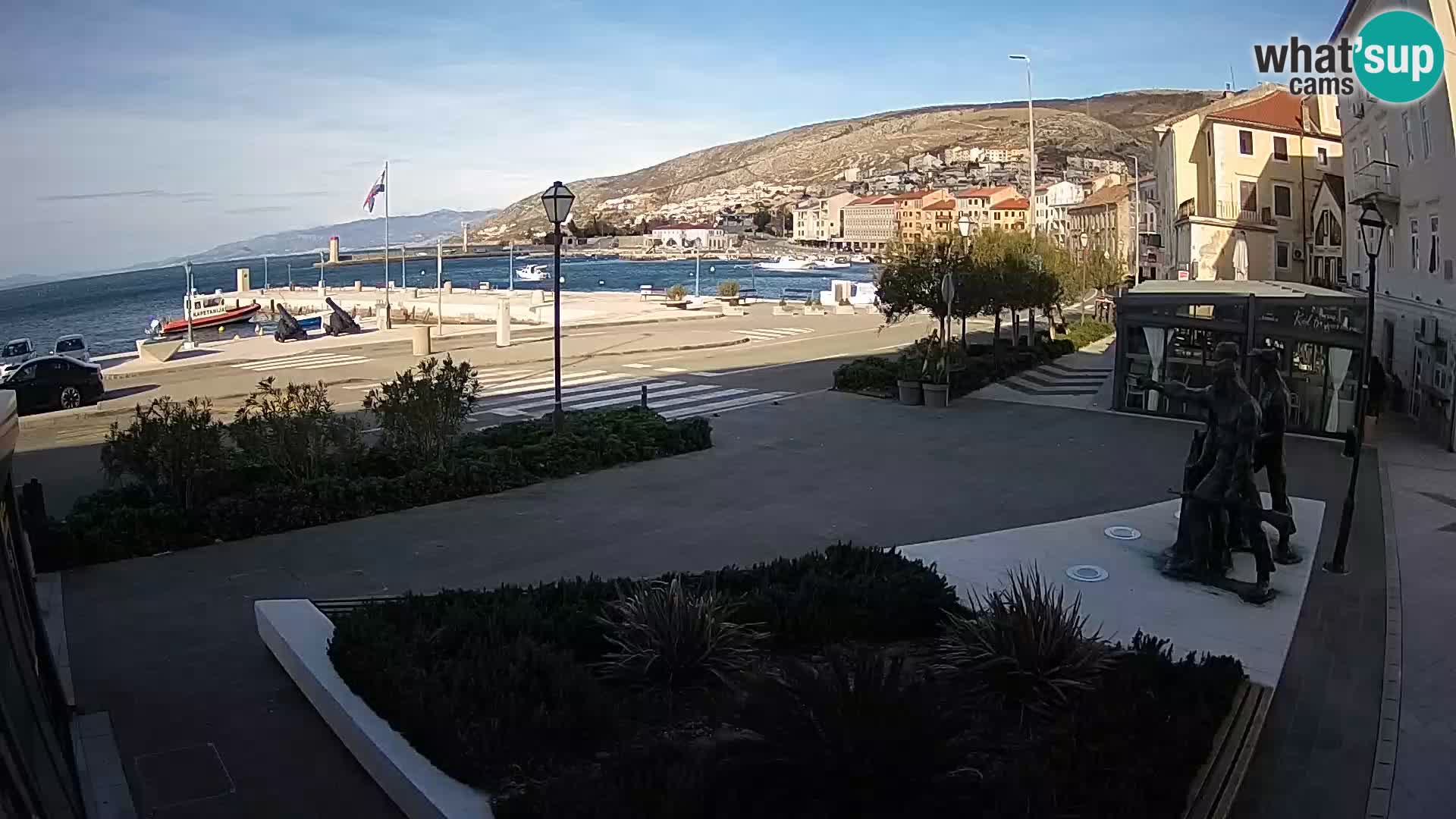 Live-Webcam Senj Riva – direkt am Meer – Kroatien