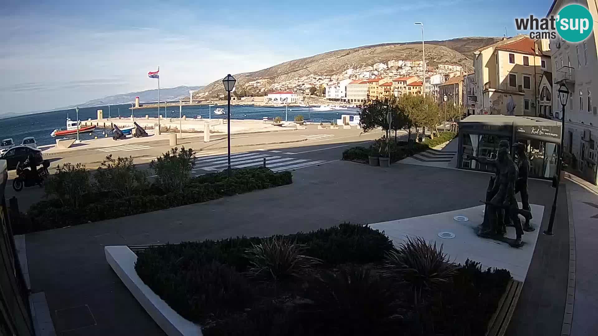 Live webcam Senj riva – seafront – Croatia