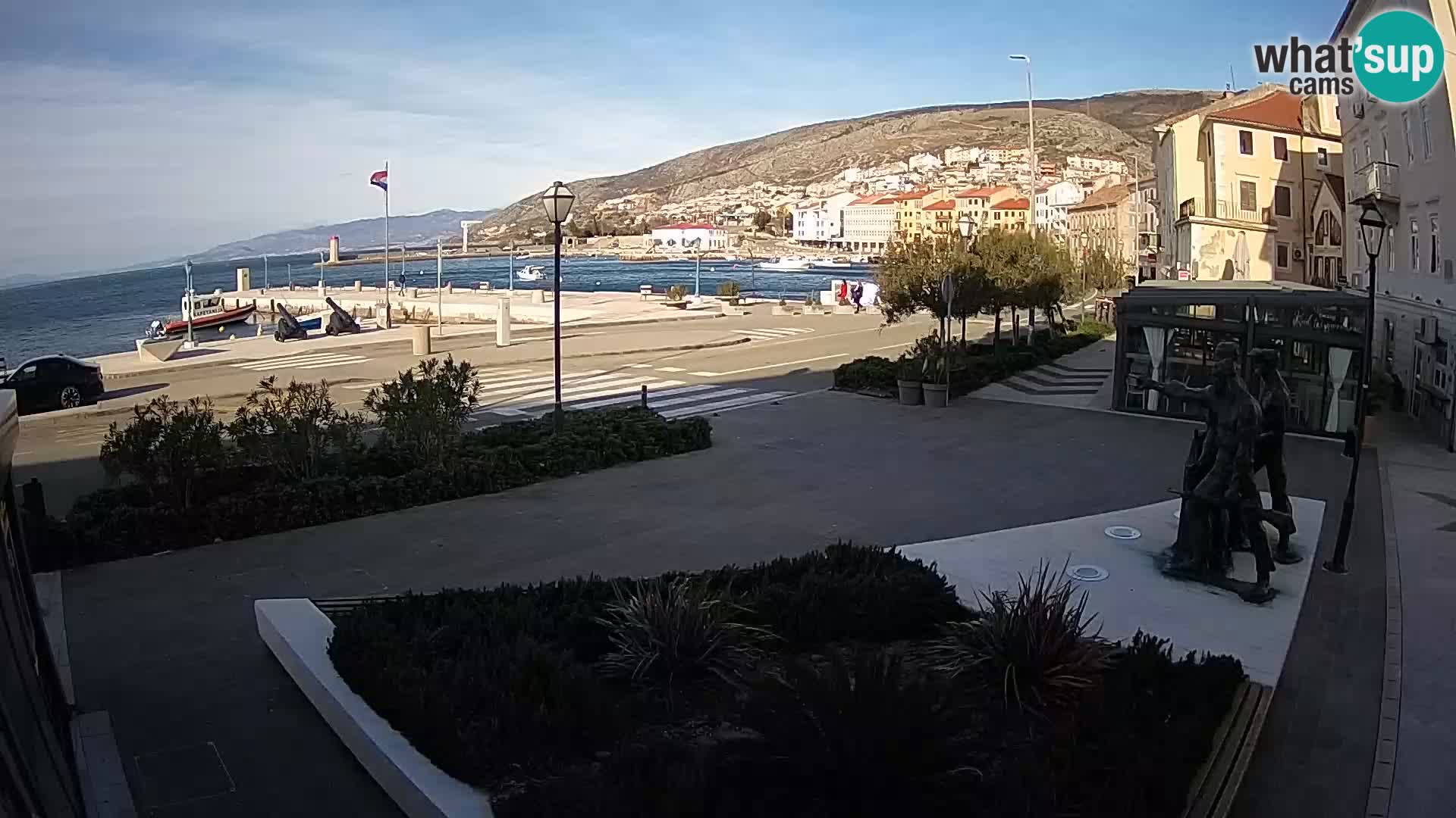 Live webcam Senj riva – fronte mare