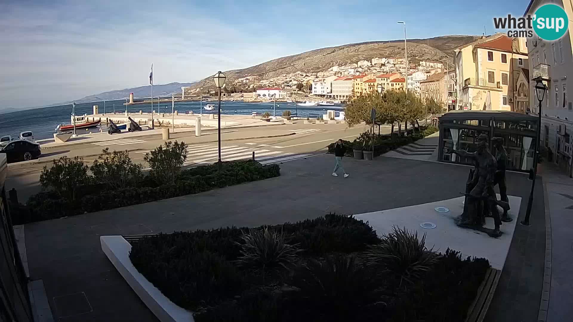 Live webcam Senj riva – seafront – Croatia