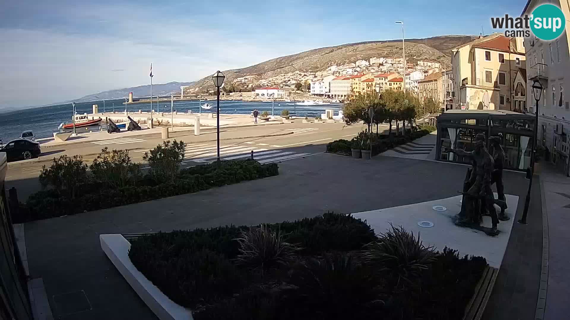 Live webcam Senj riva – fronte mare