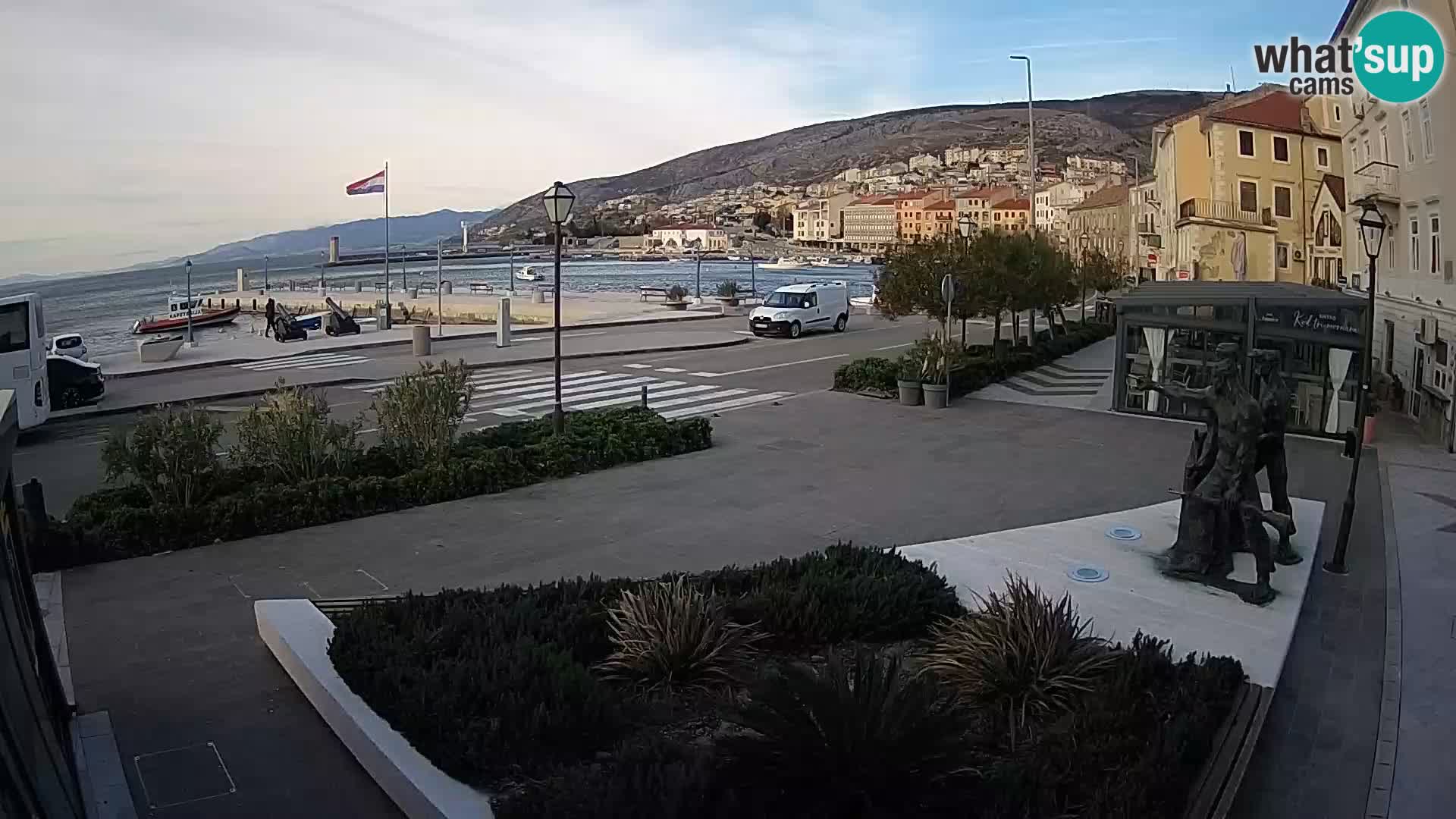 Live-Webcam Senj Riva – direkt am Meer – Kroatien