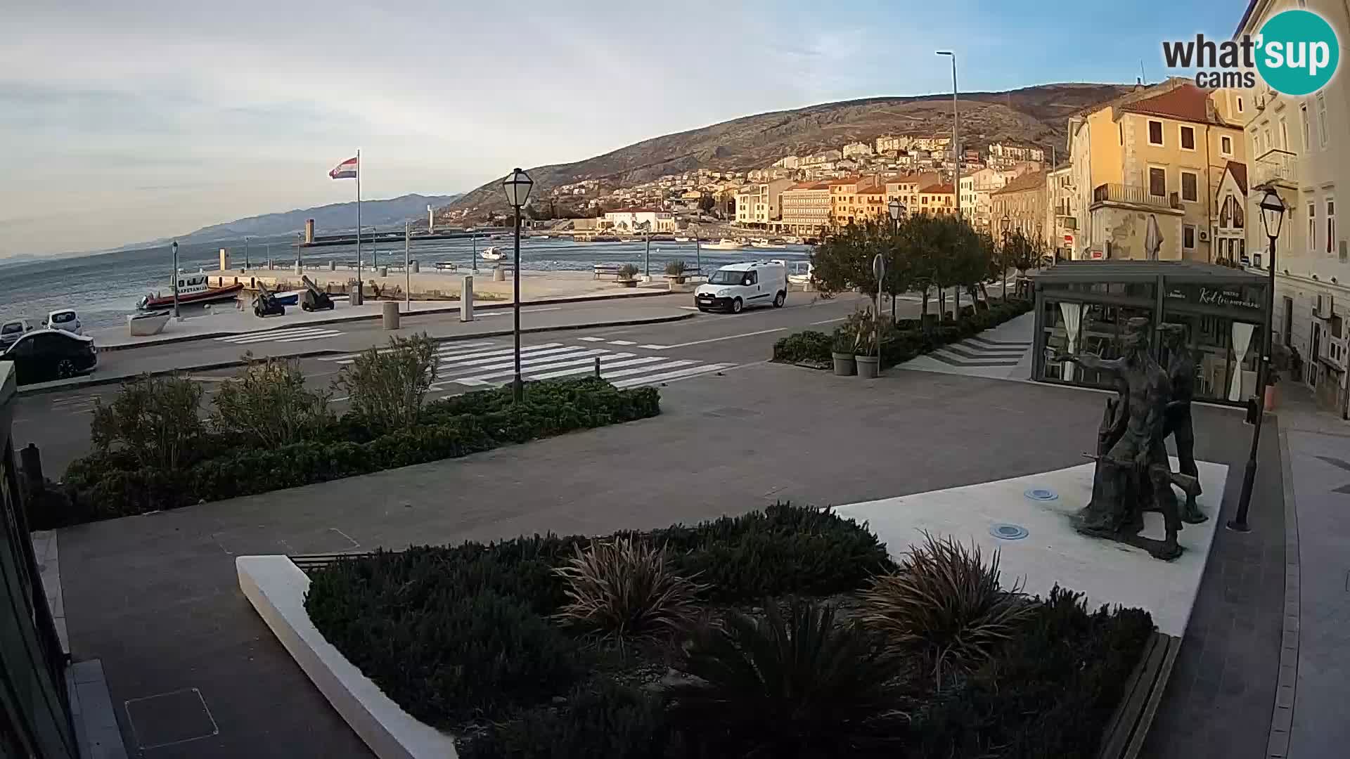 Spletna kamera v živo Senj riva – Hrvaška