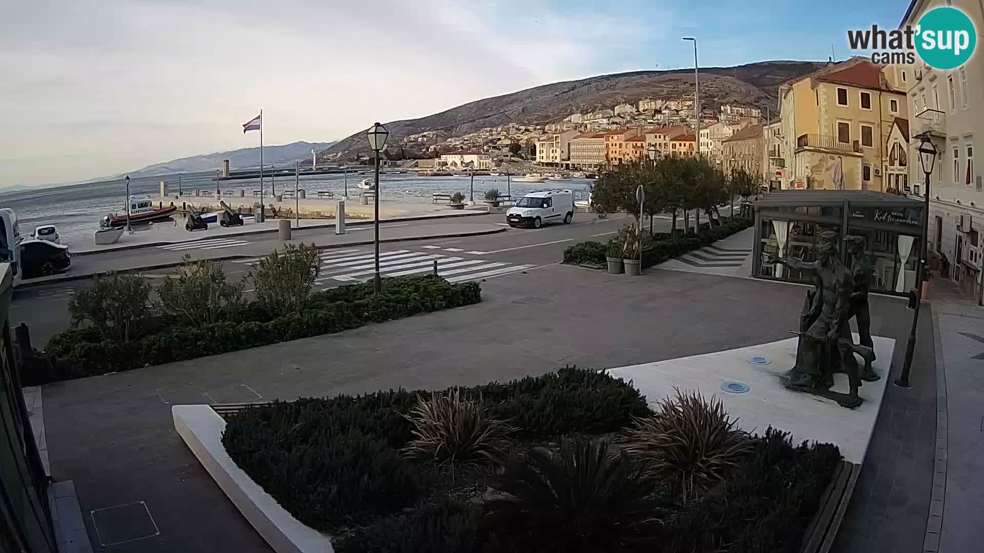 Live-Webcam Senj Riva – direkt am Meer – Kroatien