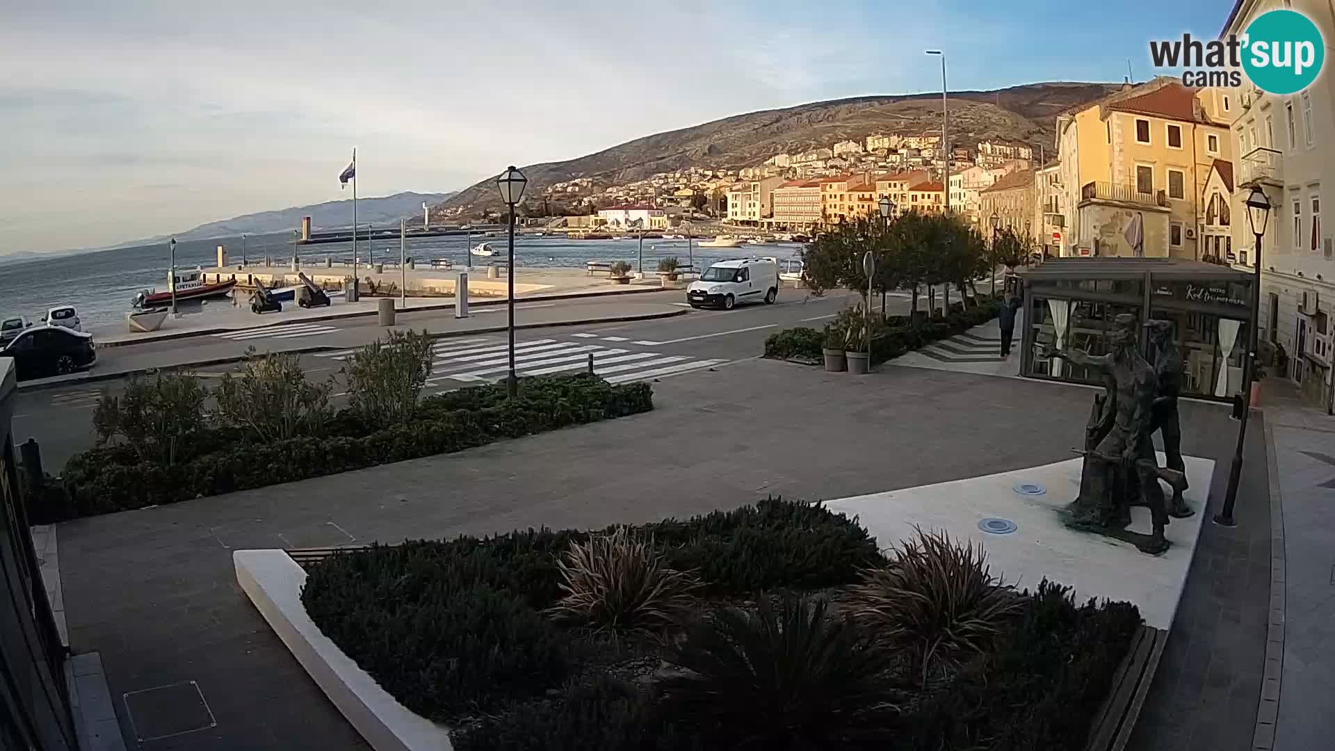 Live webcam Senj riva – fronte mare