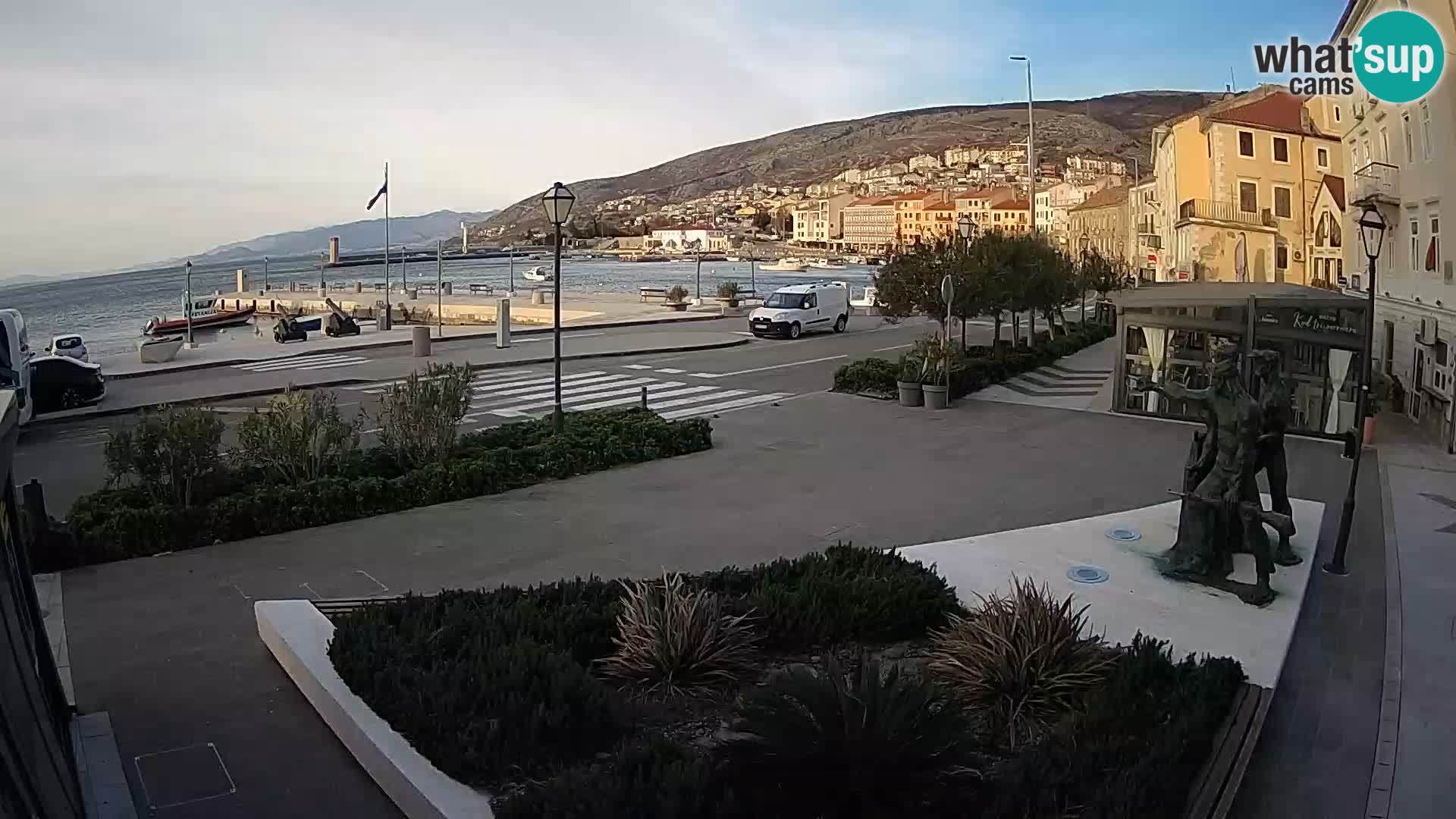 Live-Webcam Senj Riva – direkt am Meer – Kroatien