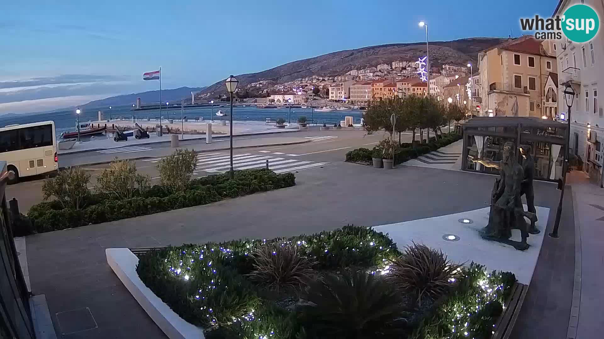 Webcam en vivo Senj riva – paseo marítimo