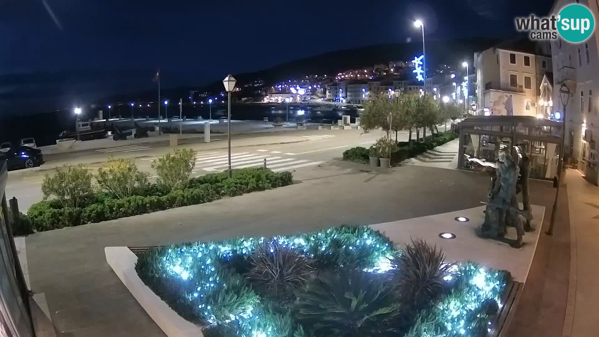 Live-Webcam Senj Riva – direkt am Meer – Kroatien