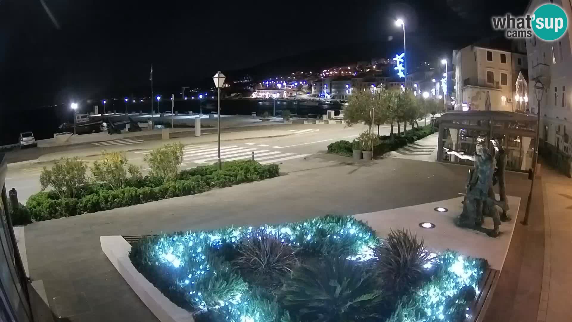 Spletna kamera v živo Senj riva – Hrvaška