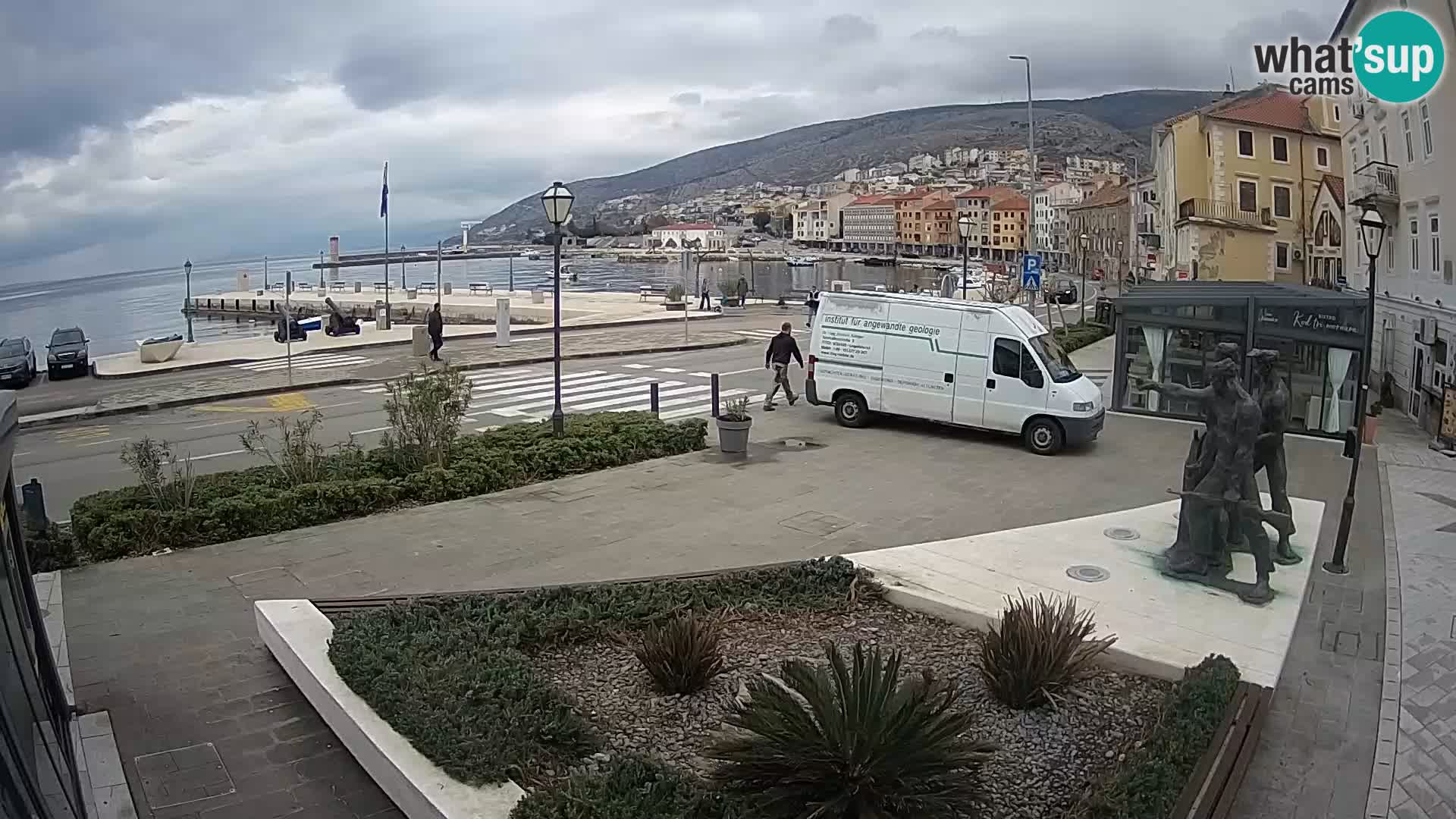 Live webcam Senj riva – seafront – Croatia