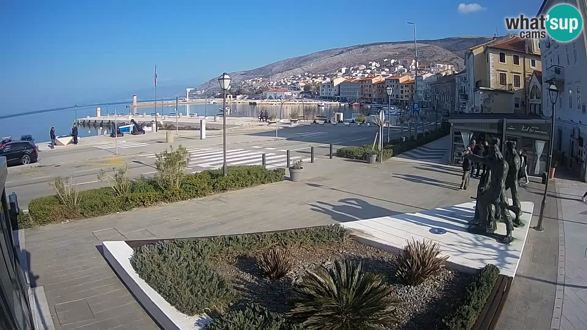 Live webcam Senj riva – seafront – Croatia