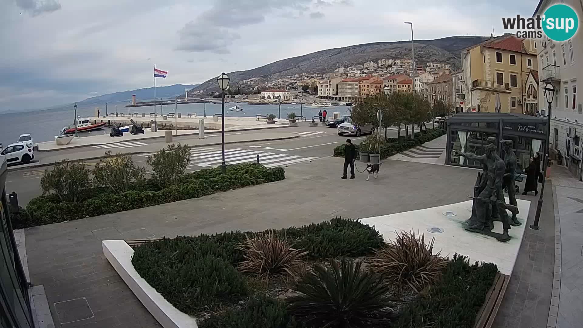 Live webcam Senj riva – seafront – Croatia