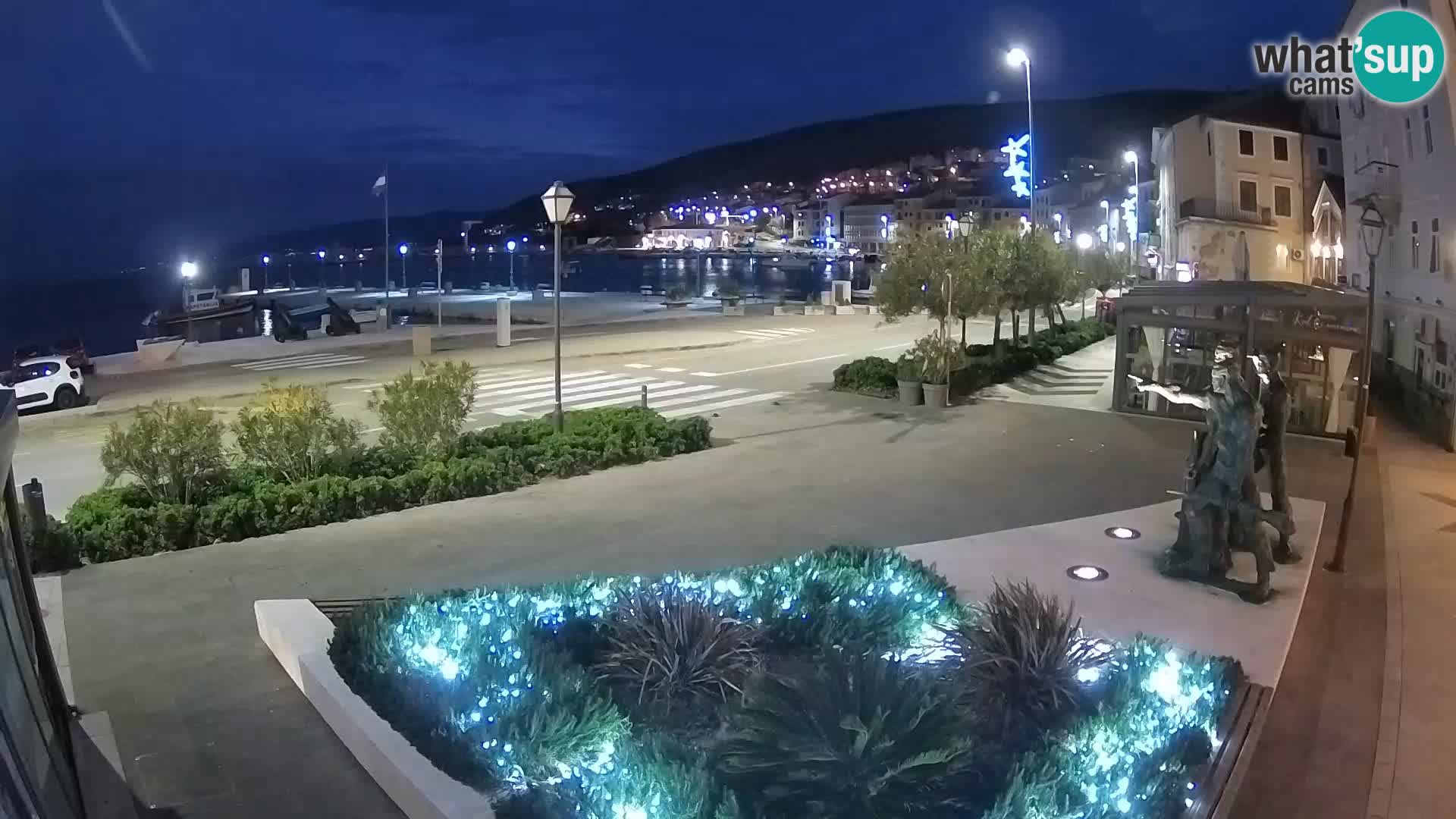 Live webcam Senj riva – fronte mare
